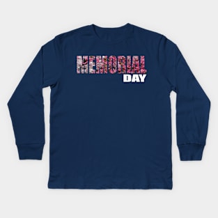 MEMORIAL DAY Kids Long Sleeve T-Shirt